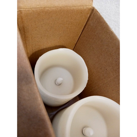 3 PROGRAMMABLE Flameless Candles Vanilla Candles 4 Hour Set Wax flickering flame - Picture 12 of 16